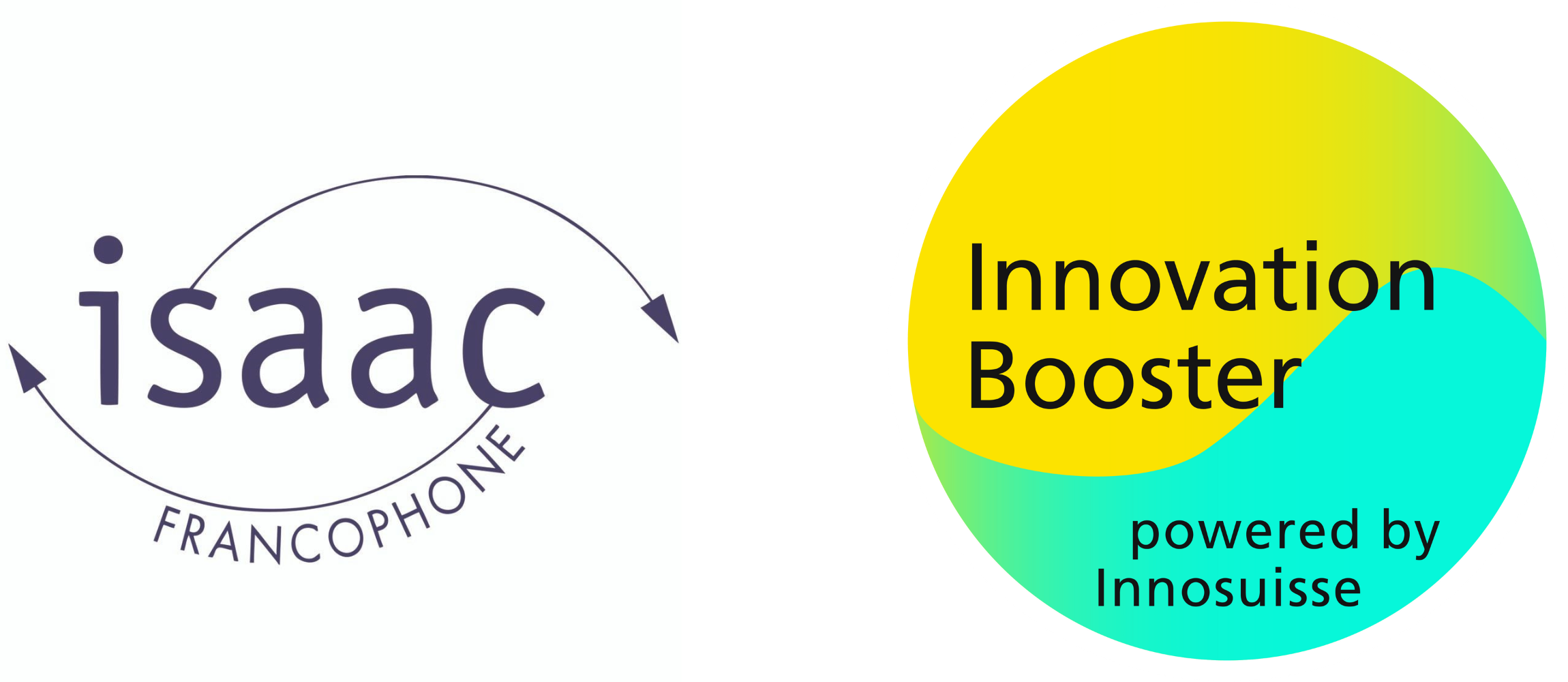 Logo ISAAC Francophone und Innovation Booster Technologie und Behinderung