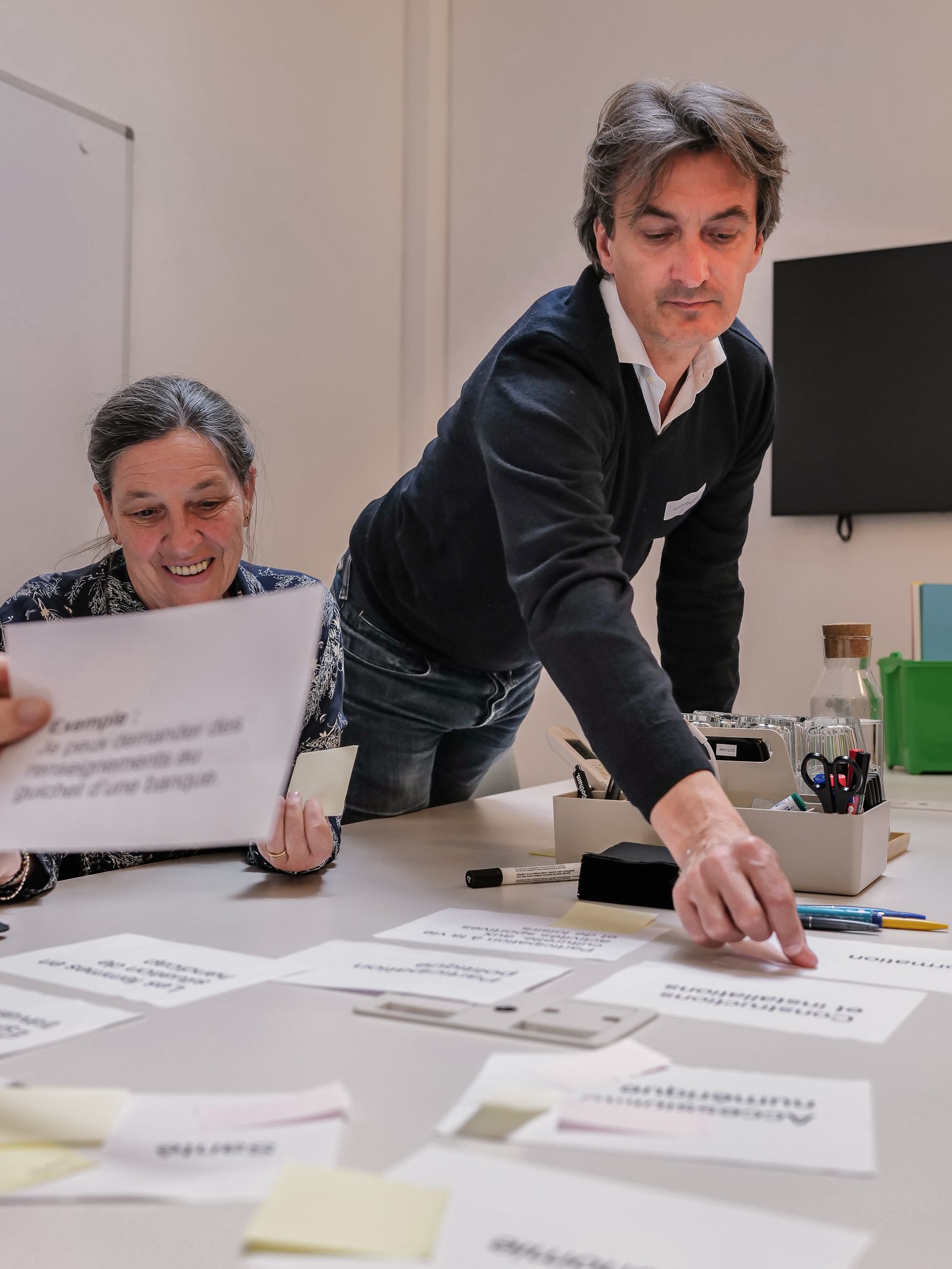 Samuel Chardon participe à un atelier d'idéation de l'Innovation Booster Technologie et Handicap.