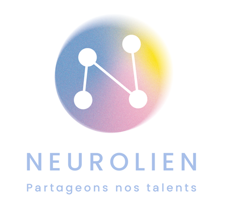 Logo de Neurolien avec écrit : Neurolien - partageons nos talents
