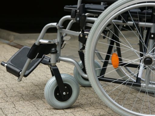 Réglage de l’empattement d’un fauteuil roulant test