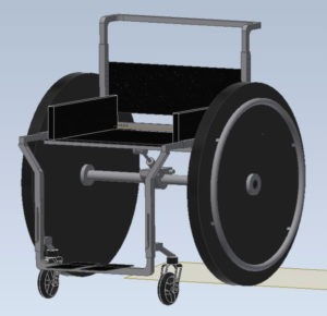 Illustration of the wheelchair prototype.